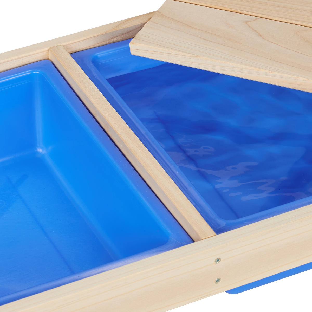 KINDERSITZGRUPPE - Hellbraun, Holz/Kunststoff - Relaxdays