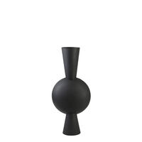 VASE Kavandu Schwarz 37,5/22/81 cm - Schwarz, Metall (79.5cm) - Light & Living