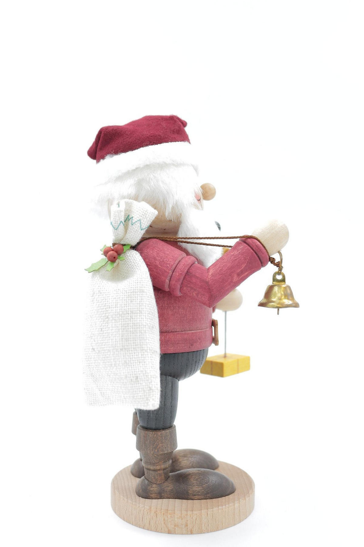 RAUCHFIGUR Wichtel Weihnachtsmann 23 cm - Multicolor, Holz (11/23/0.1cm)
