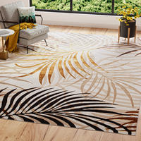 TEPPICH GOLDEN Creme Braun 120/170 cm - Multicolor, Kunststoff (120/170cm) - Tapiso