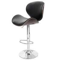 BARHOCKER Schwarz, Grau - Schwarz/Grau, Textil (49/116/47cm) - Jamb