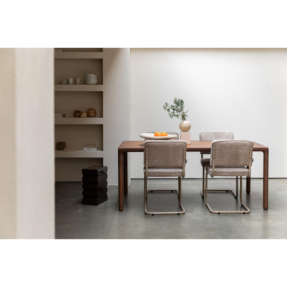 ESSTISCH Storm 180x90 cm Braun - Braun, Holzwerkstoff (180/90/75cm) - Zuiver