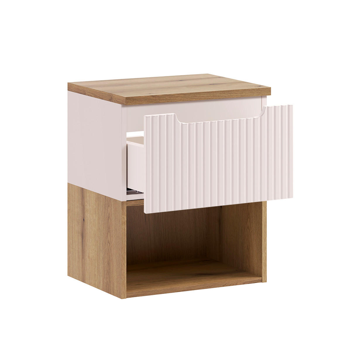 WASCHTISCHUNTERSCHRANK 50.4cm Riva 2er-Set Kaschmir - Beige, Holzwerkstoff (50.4/60/40cm) - Petits-meubles