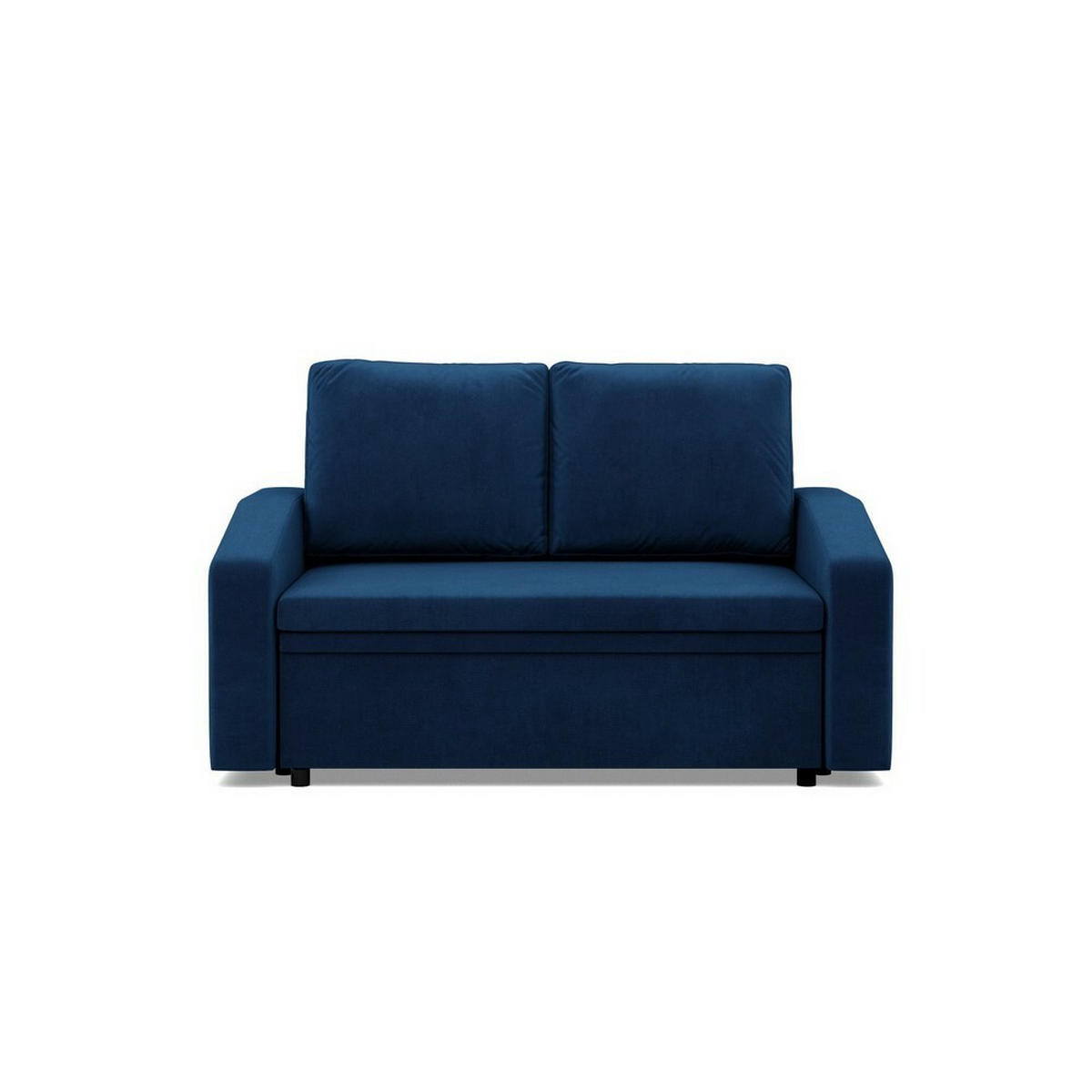 SOFA Neo mit abgeschrägter Armlehnen dunkelblau - Dunkelblau, Textil (148/90/87cm) - SIMKAM Furniture