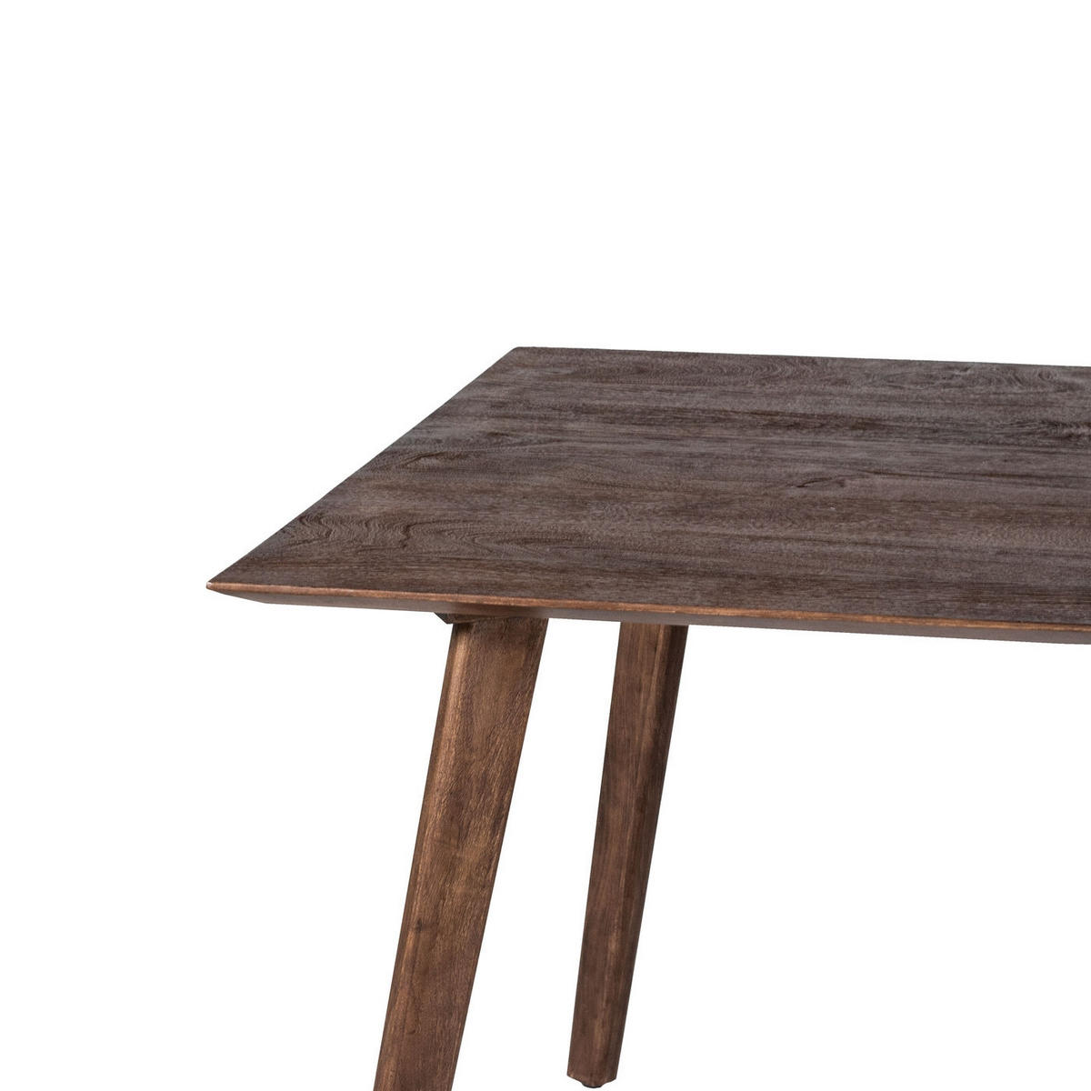 ESSTISCH aus Mangoholz 160cm, dunkelbraun - Dunkelbraun, Holz (160/90/76cm) - Giga Meubel