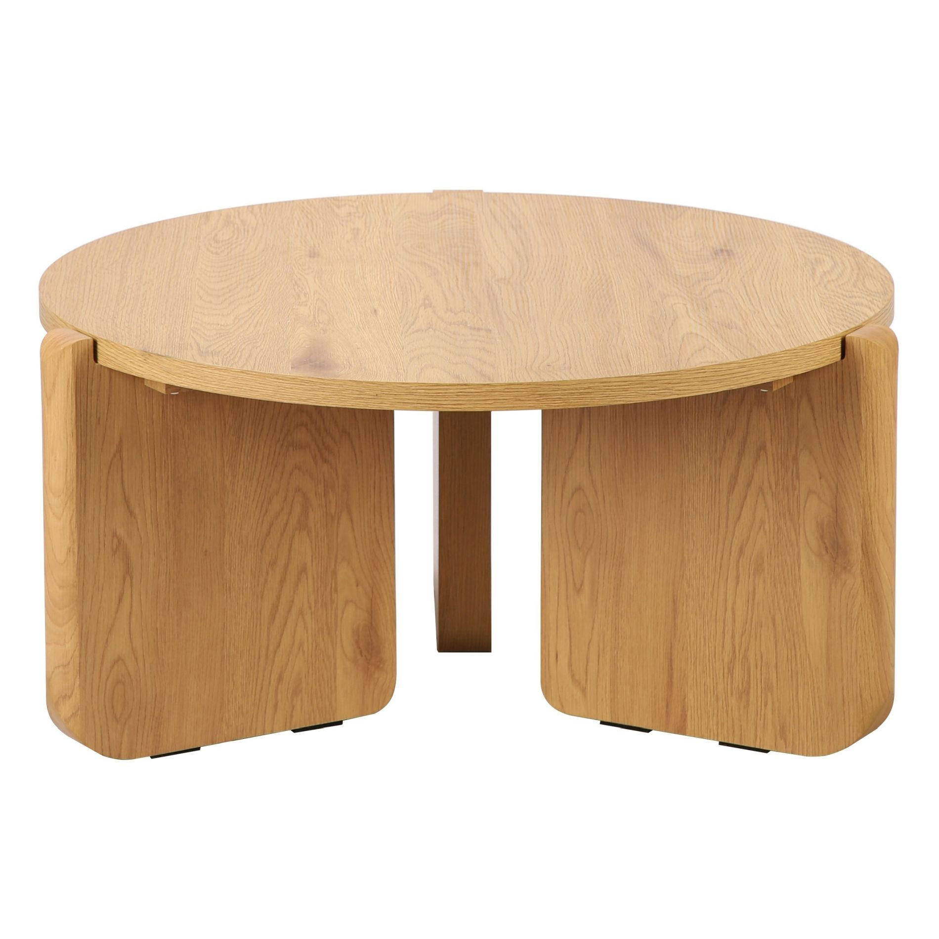 COUCHTISCH Preffines S Eichenholzoptik 80 cm - Eichefarben, Holzwerkstoff (80/80/40cm) - Selsey