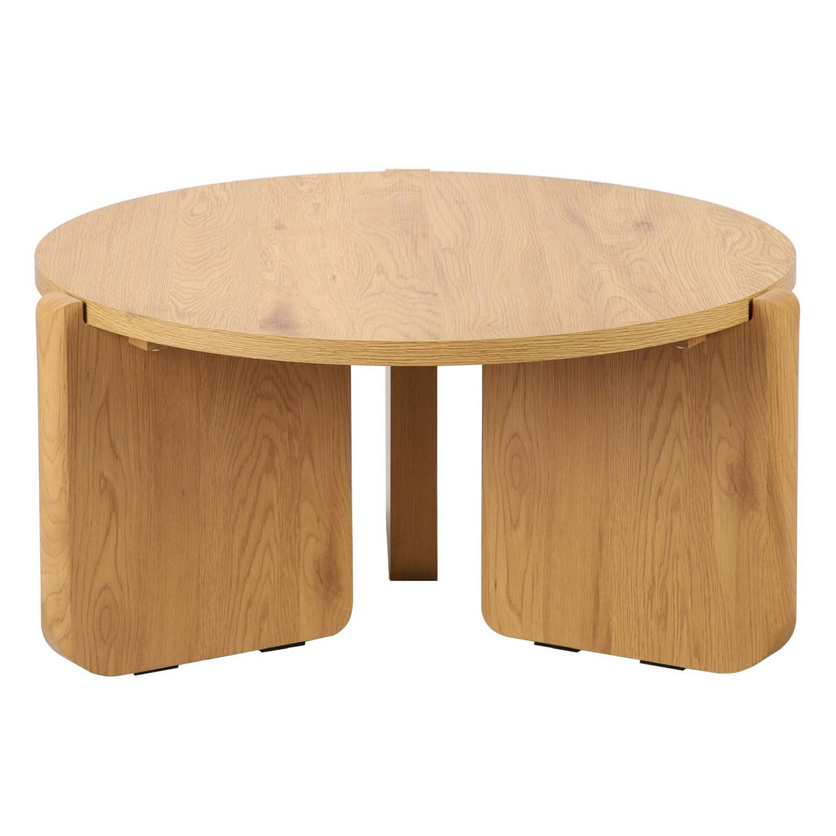 COUCHTISCH Preffines S Eichenholzoptik 80 cm - Eichefarben, Holzwerkstoff (80/80/40cm) - Selsey