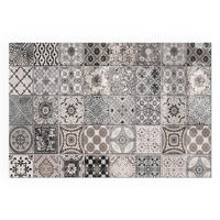 GLASPLATTE für Kamin 120x80 cm - Schwarz, Glas (120/80/0.4cm) - TULUP