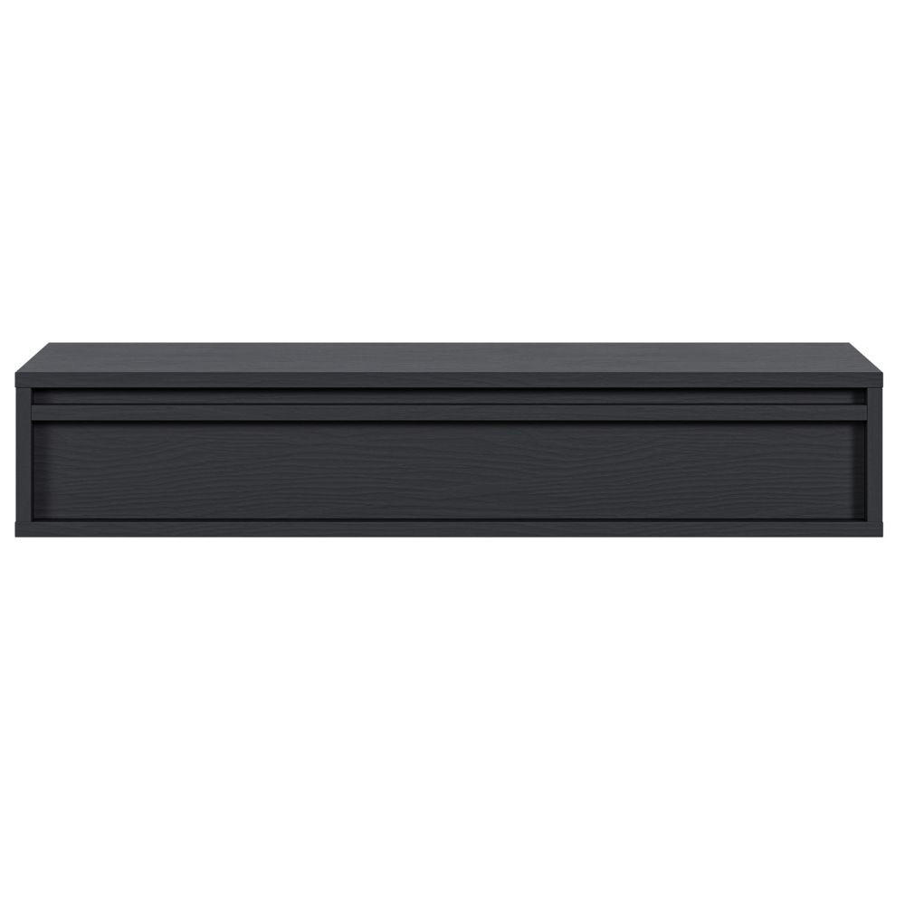 KONSOLENTISCH Evo Schwarz 90 cm - Anthrazit, Holzwerkstoff (34/90/17cm) - Selsey