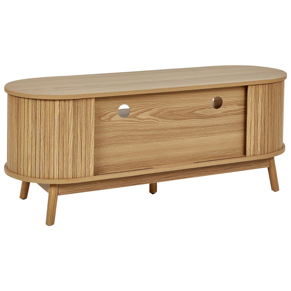 TV STOLEK Hnědý Selah - hnědá, kompozitní dřevo (120/47/40cm) - Beliani