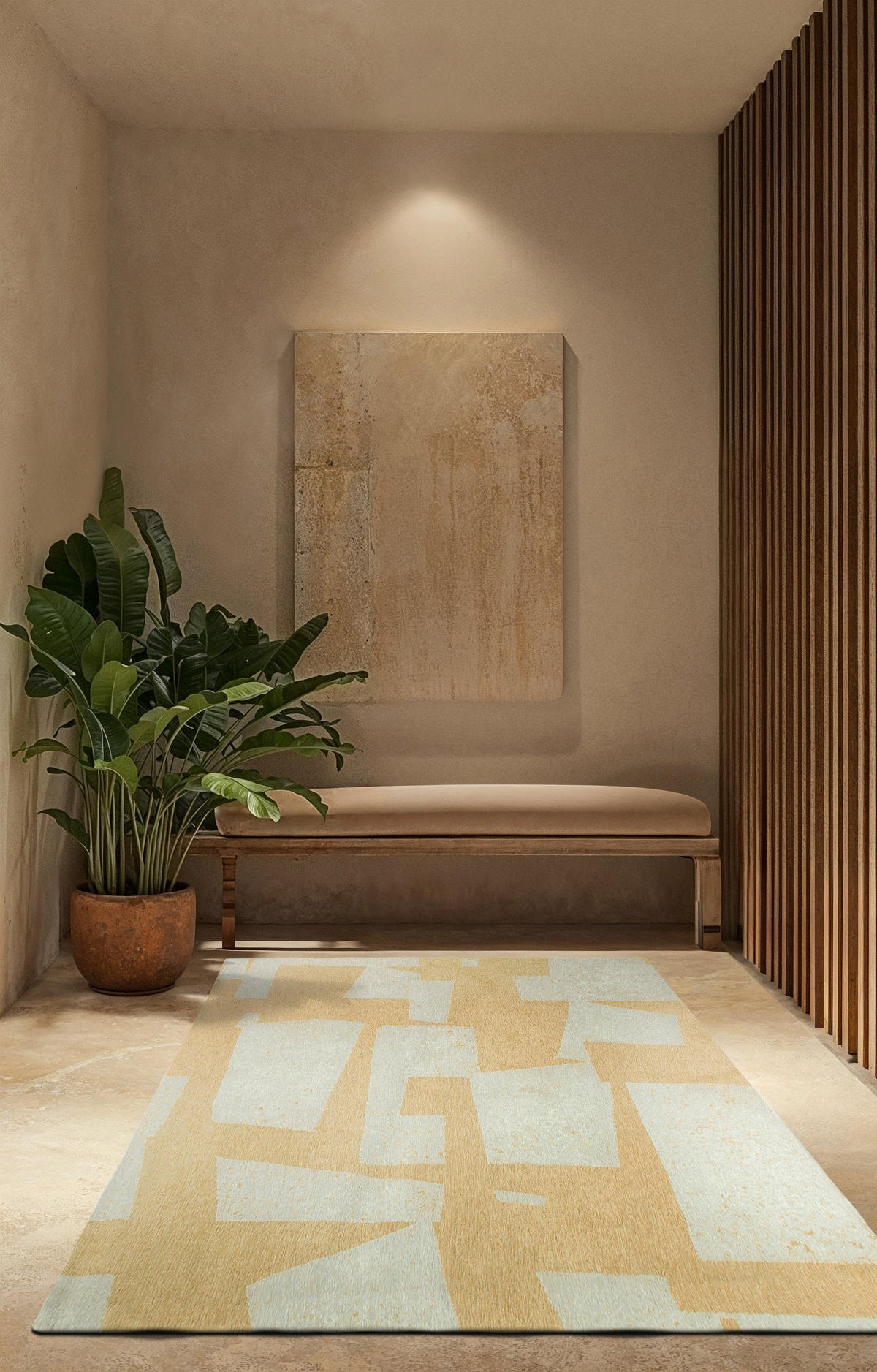 TEPPICH modern In-/Outdoor Flachgewebe SPRING Beige 170x240 cm - Beige, Textil (170/240cm) - Novatrend