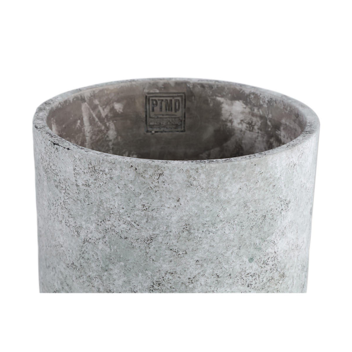 TOPF Vik Grau 20/20/25cm - Grau, Stein (25cm) - PTMD Collection