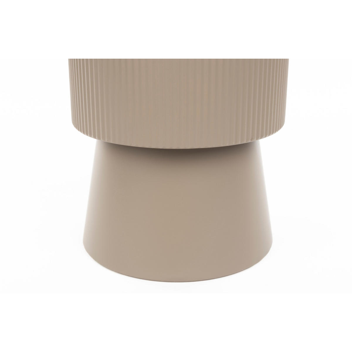 BEISTELLTISCH Brian Beige - Beige, Metall (33/33/50cm) - Housecraft Living