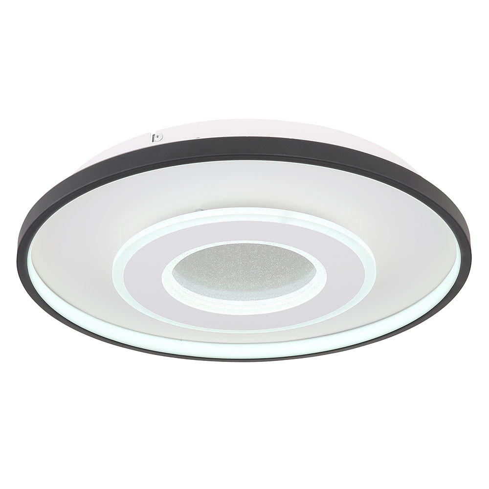 LED DECKENLEUCHTE BRIENNA Weiß - Weiß, Metall (48/48/8cm) - Globo Lighting