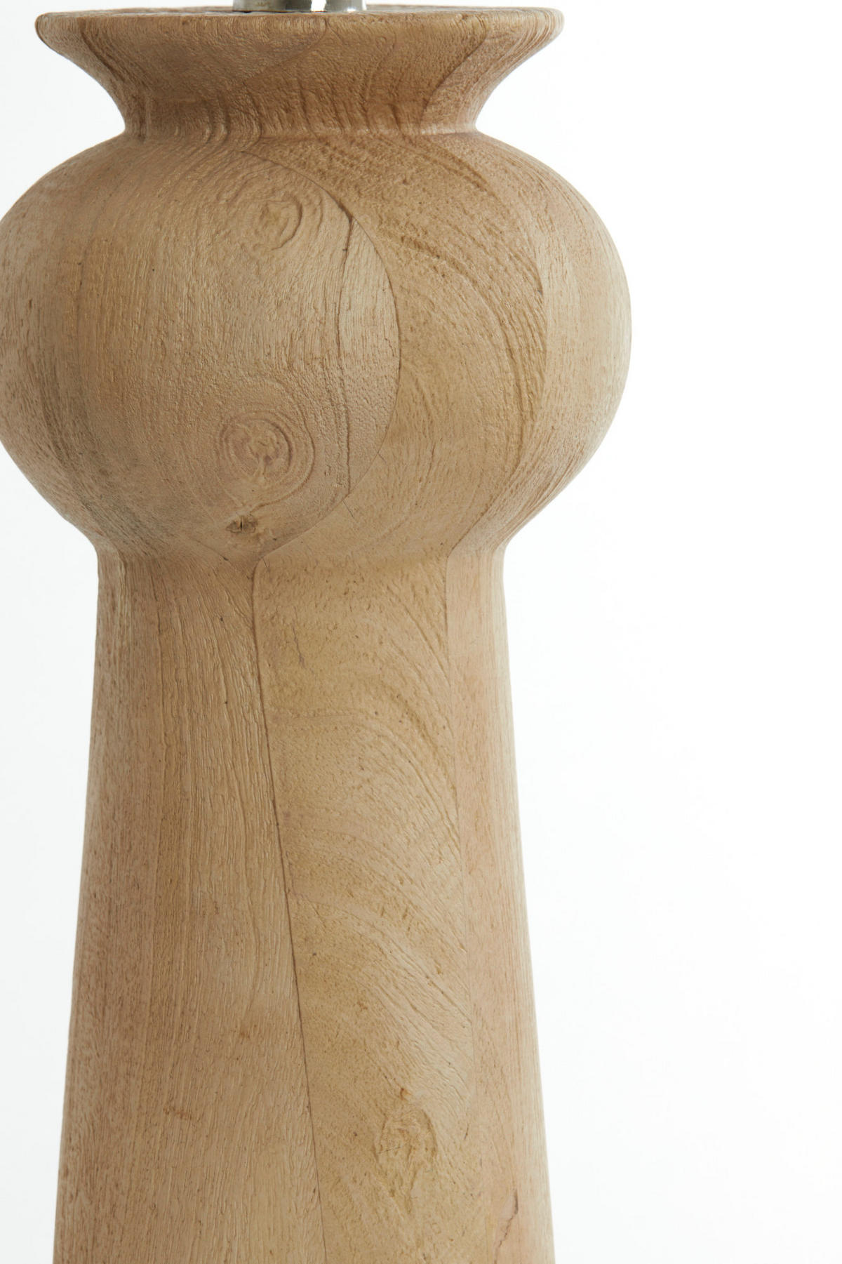 LAMPENFUSS Baglio Braun Ø17/35 cm - Braun, Holz (17/17/35cm) - Light & Living