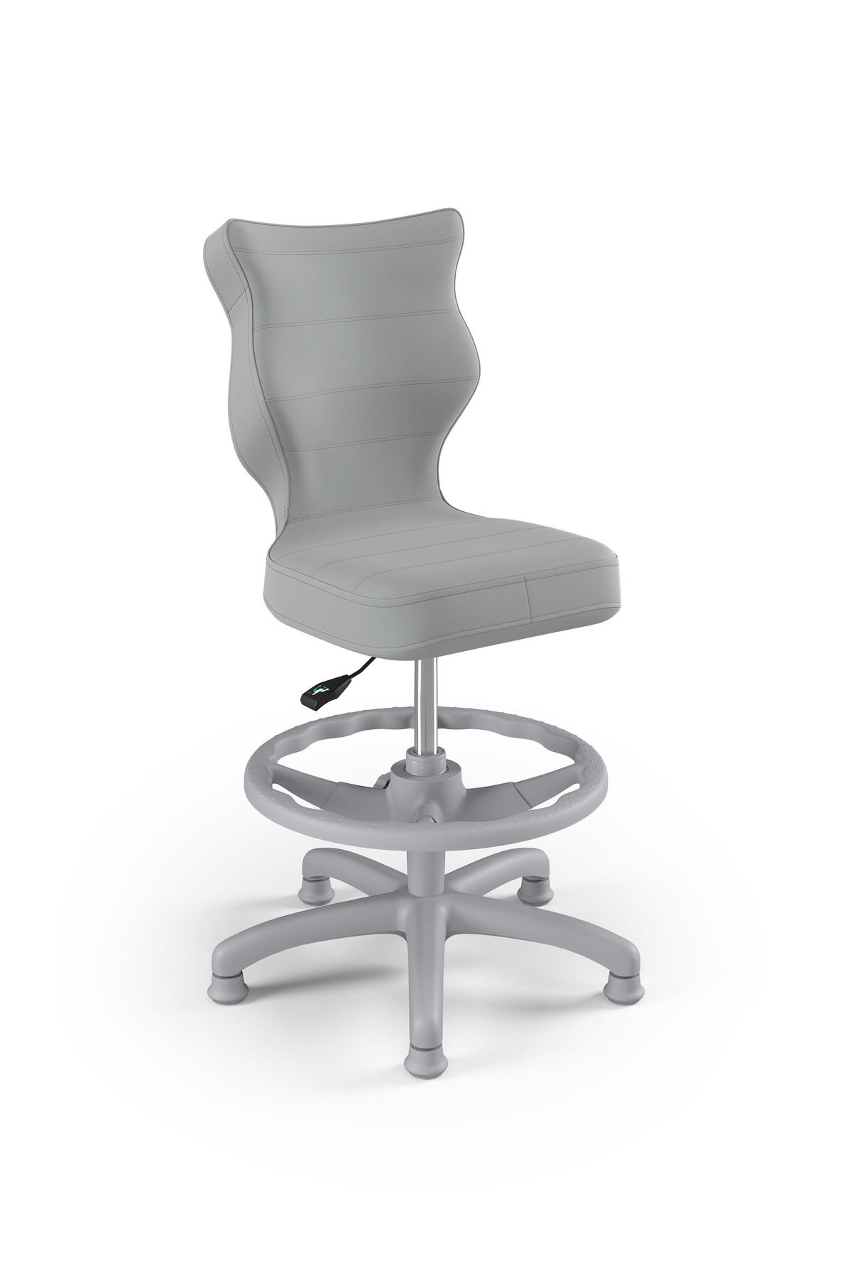 KINDERSTUHL Petit mit Fußstütze - Hellgrau, Textil (66/96/66cm) - RAUMHIRSCH FURNITURE