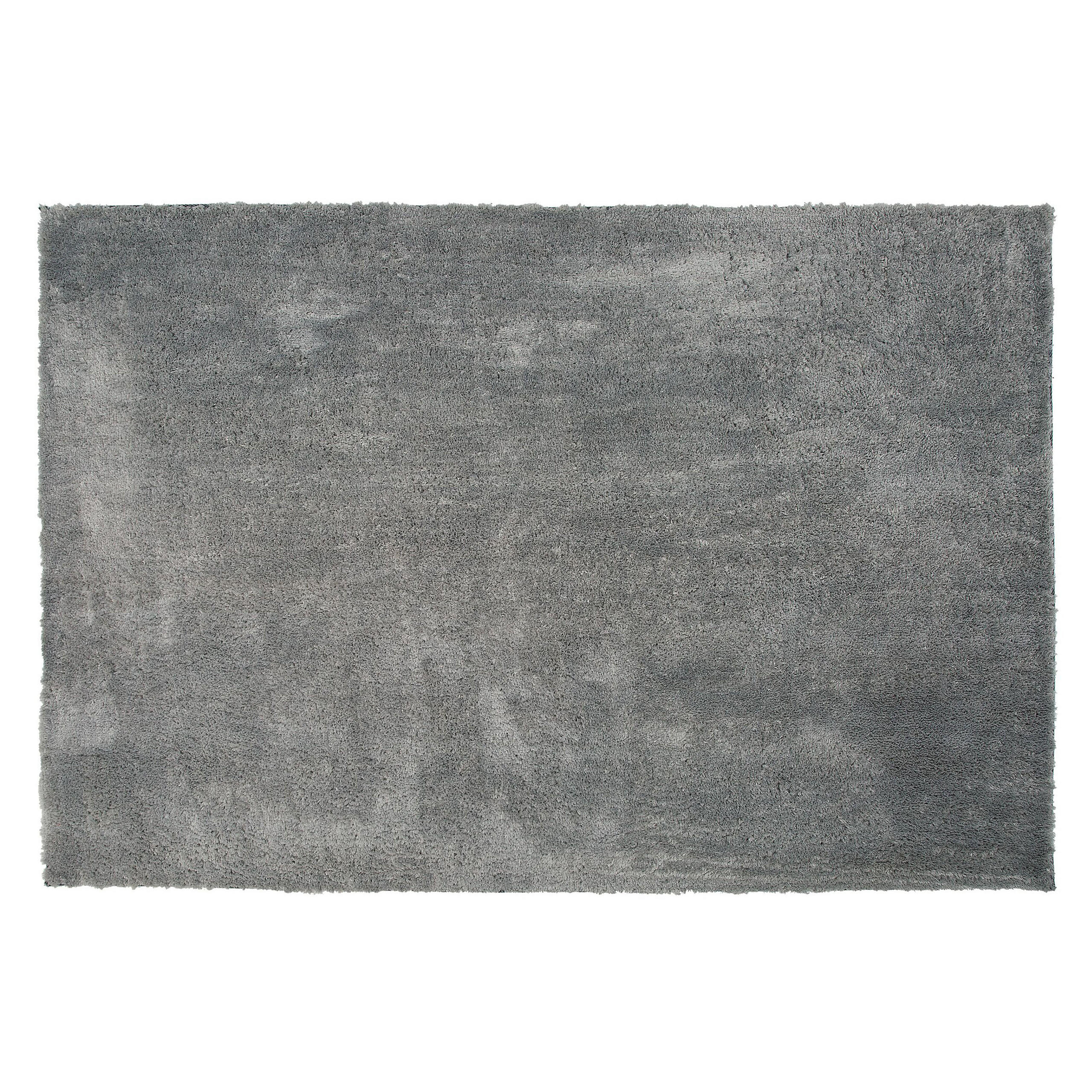 SHAGGY-TEPPICH Evren 200/140 cm - Grau, Kunststoff (140/200cm) - Beliani