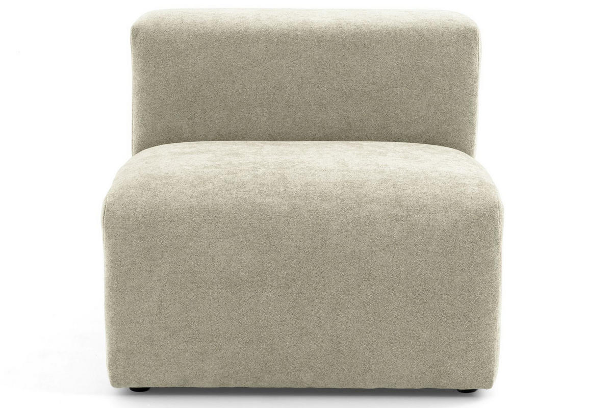 4-SITZER modulares Ecksofa HEAVEN SET 3 Rechts, Breite 270 cm Webstoff Olivgrün - Schwarz/Olivgrün, Holz/Kunststoff (270/245cm) - Muffo