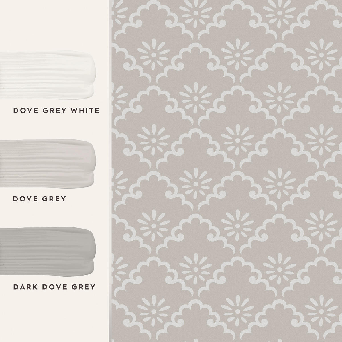 VLIESTAPETE Coralie 1000x52cm - Taupe, Papier/Kunststoff (52/1000cm) - LAURA ASHLEY