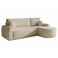 ECKSOFA Jazz, Seite: Rechts - Beige, Holz/Textil (160/240cm) - Sofnet
