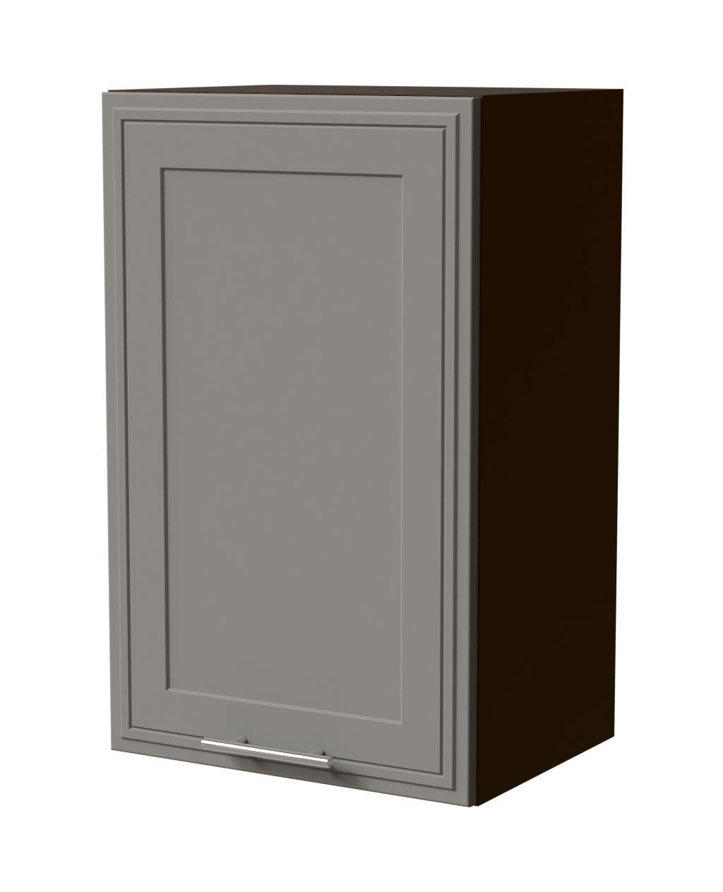 HÄNGESCHRANK Salo W2/45 Lava / Dust Grey Matt 45 / 32,5 / 72cm - Dunkelgrau/Grau, Holz/Holzwerkstoff (45/72/32.5cm) - Feldmann-Wohnen