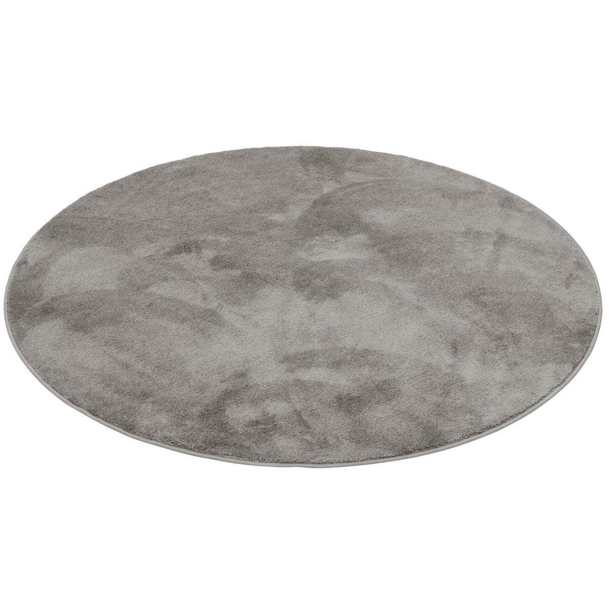 HOCHFLOR LANGFLOR TEPPICH SUPER SOFT MELIA RUND - Grau, Textil (120/120cm) - Pergamon