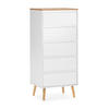 KOMMODE 50/115/40 Desi Weiß - Weiß, Holzwerkstoff (50/115/40cm) - VS Venta-stock