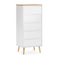 KOMMODE 50/115/40 Desi Weiß - Weiß, Holzwerkstoff (50/115/40cm) - VS Venta-stock