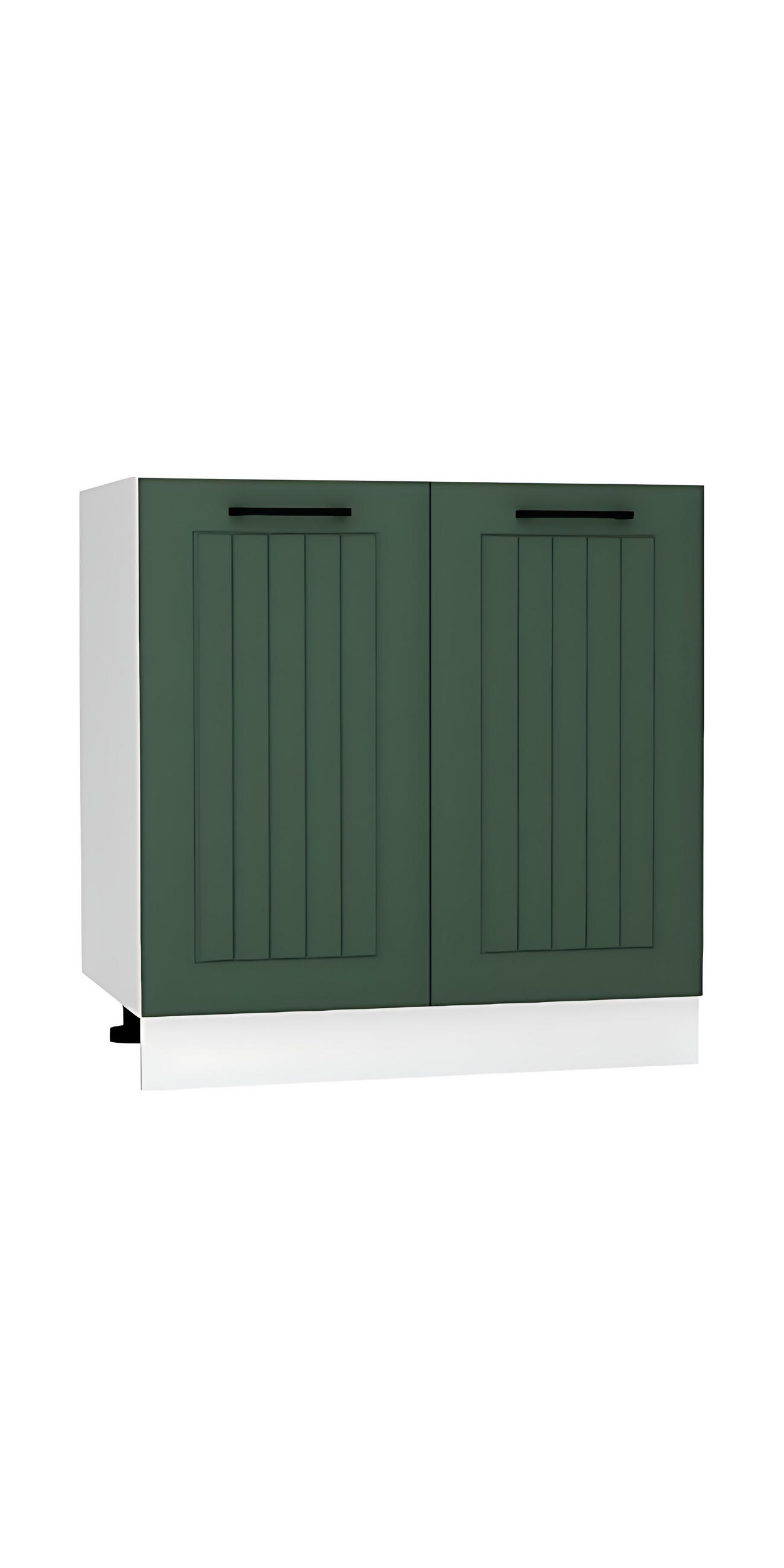 SPÜLENUNTERSCHRANK D80ZL P/L - ARVION - Praktische Küchenlösung - Grün, Holz/Metall (80/82/52.4cm) - ROYAL24_MARKT