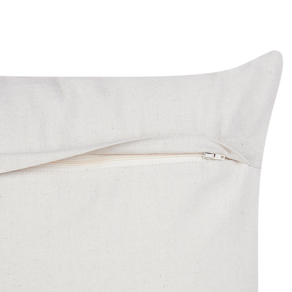 DEKOKISSEN 2er-Set Hellbraun 45/45 cm Mimisal - Hellbraun, Naturmaterialen/Textil (45/45cm) - Beliani
