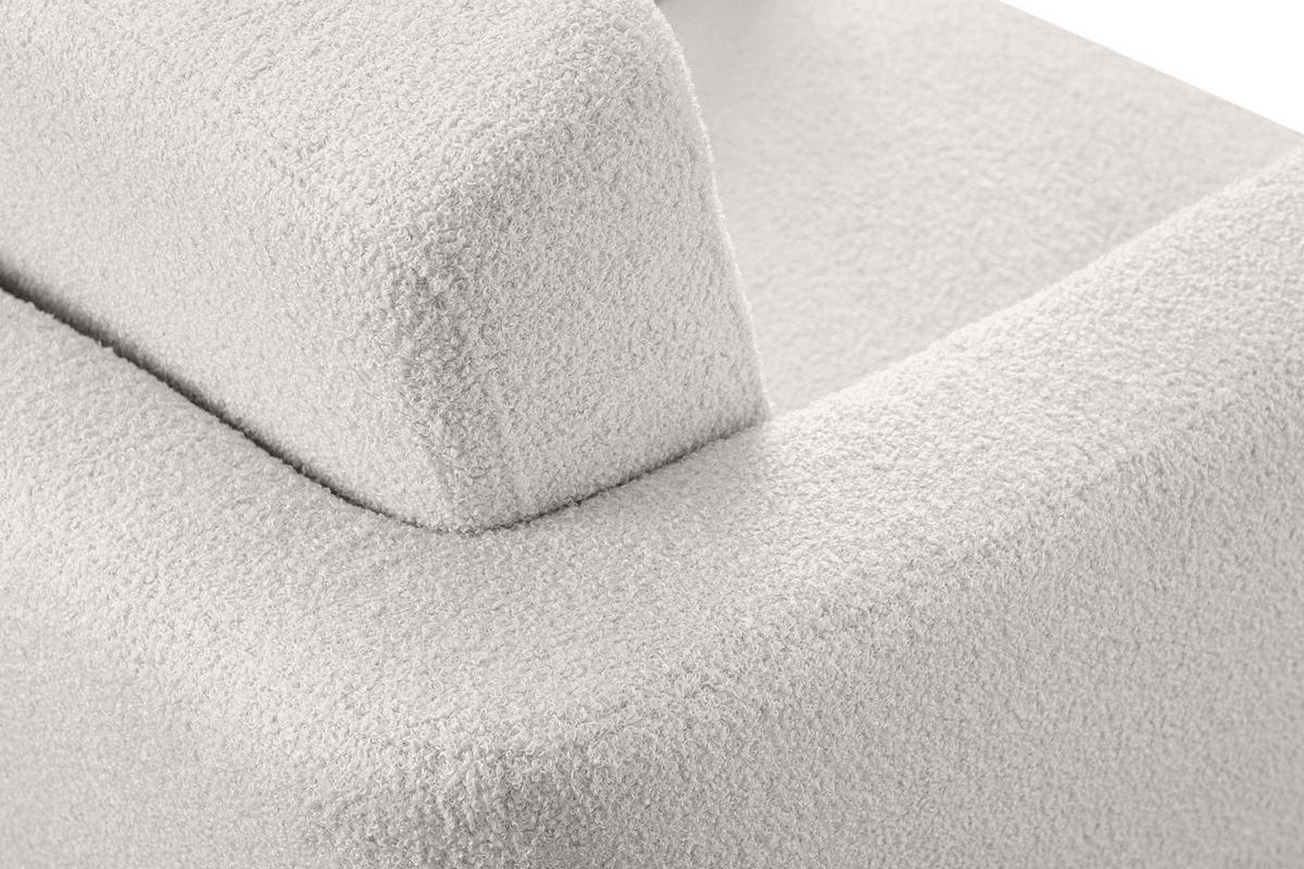 SESSEL TAGIO Massivholz-Beine, weiß - Braun/Weiß, Buchenholz/Textil (86/80/88cm) - KONSIMO®