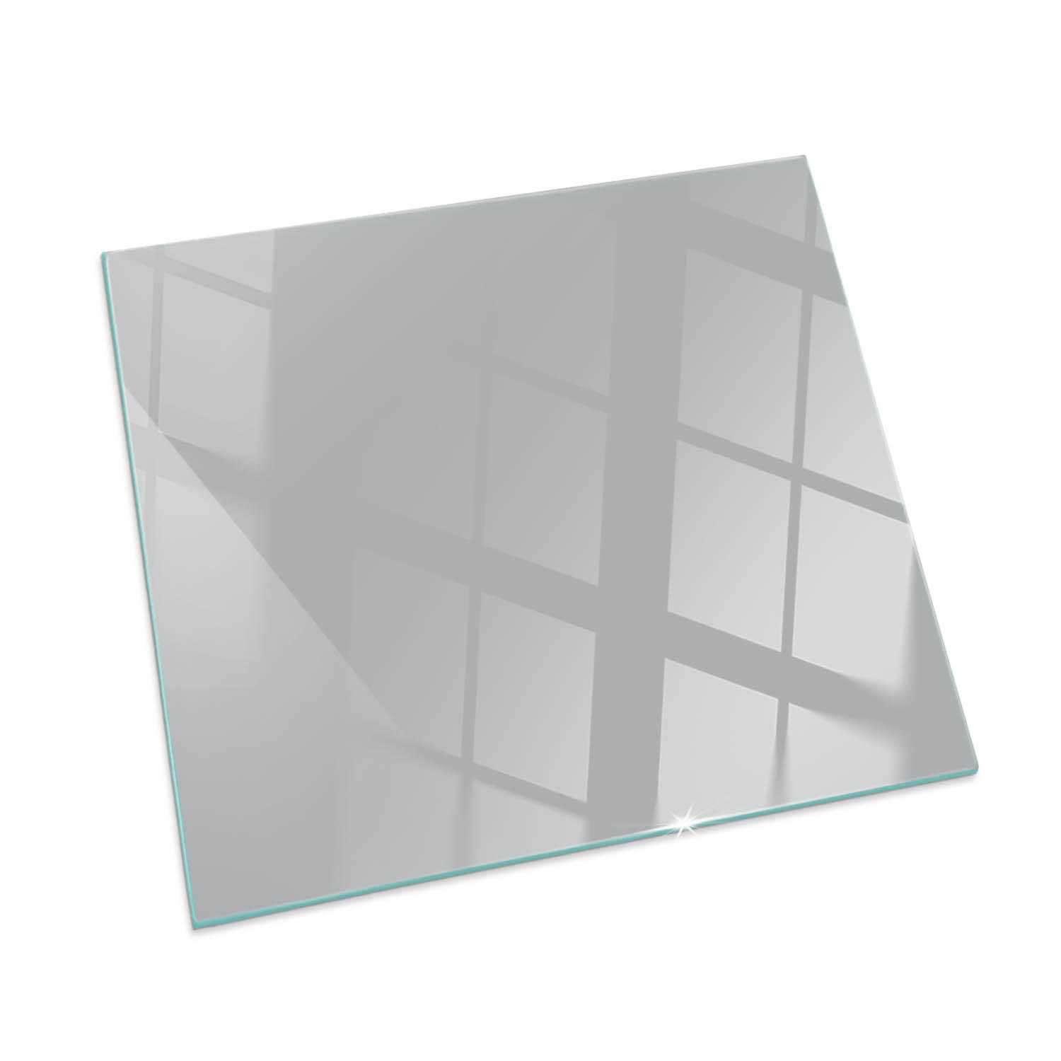 ArtPrintCave Glasplatte Grau 50x50x0.4 cm