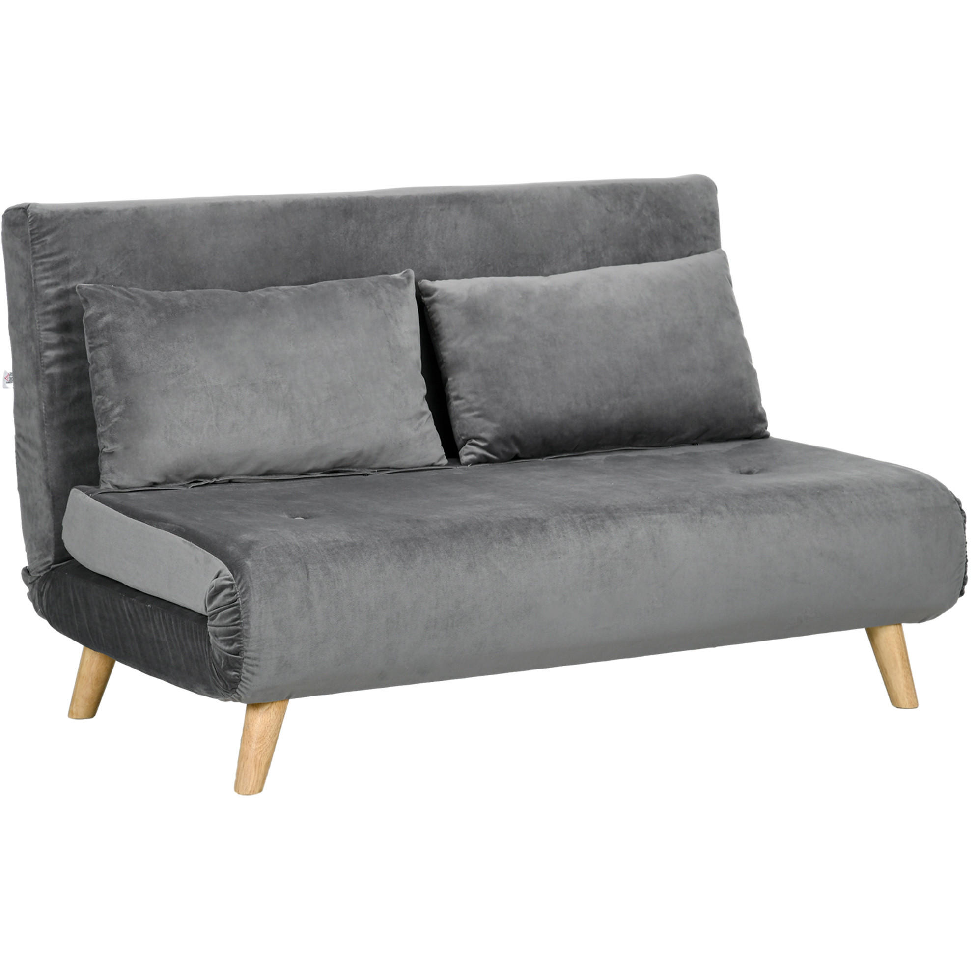 SCHLAFSOFA 72/190 cm Liegefläche – armlehnenlos, mit verstellbarer Rückenlehne - Grau, Textil (78/79/130cm) - BEAOK