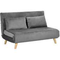 SCHLAFSOFA 72/190 cm Liegefläche – armlehnenlos, mit verstellbarer Rückenlehne - Grau, Textil (78/79/130cm) - BEAOK