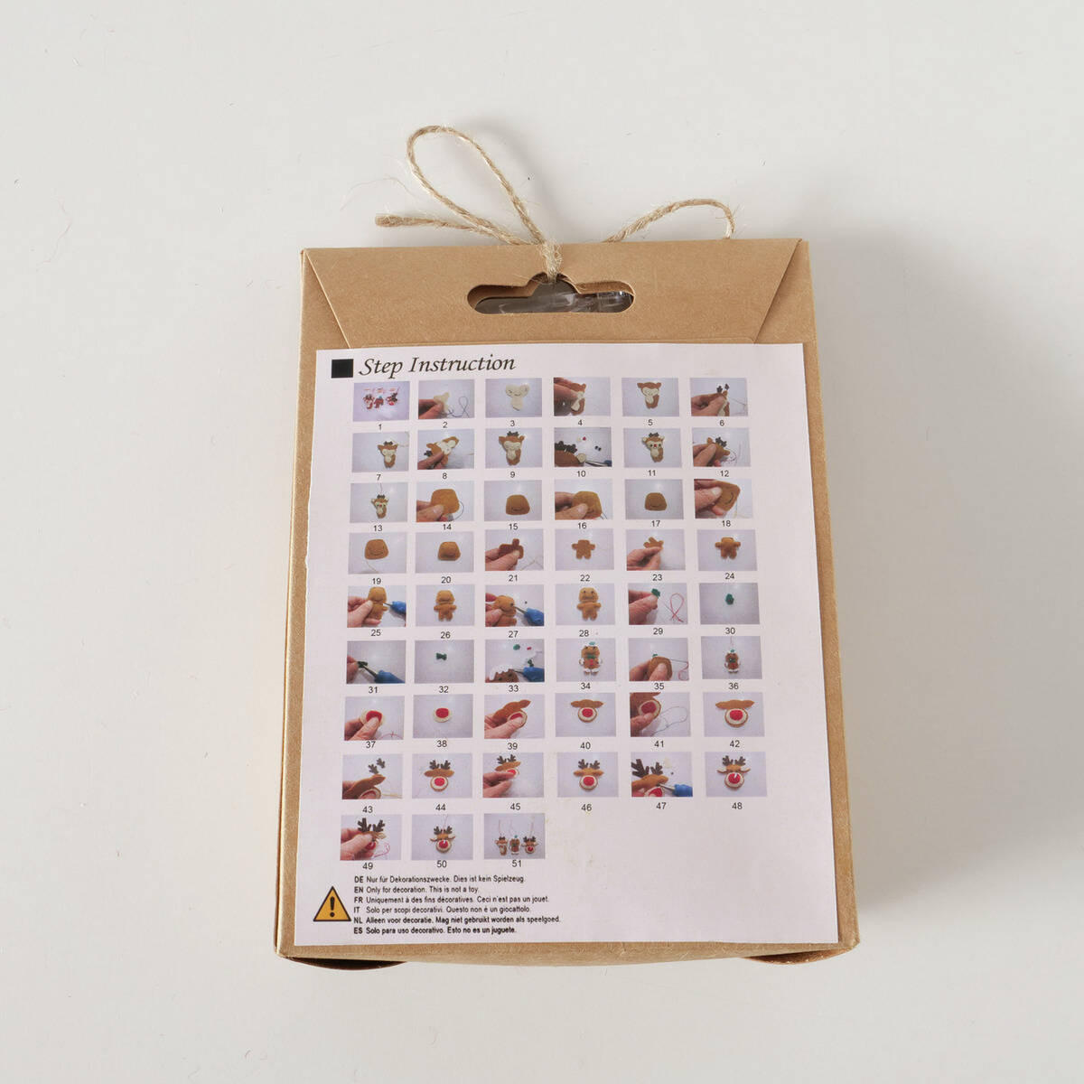 DEKORATIONSSET DIY - Multicolor, Textil (4.9/14.9/11cm) - Boltze Home