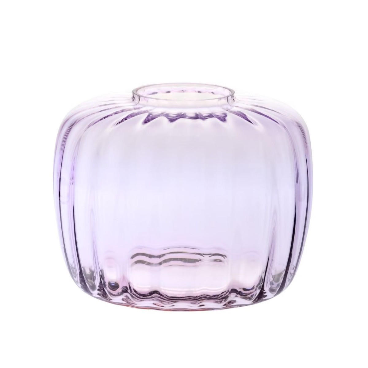 Krosno Glass Blumenvase Transparent, Magnolie 19.4 cm
