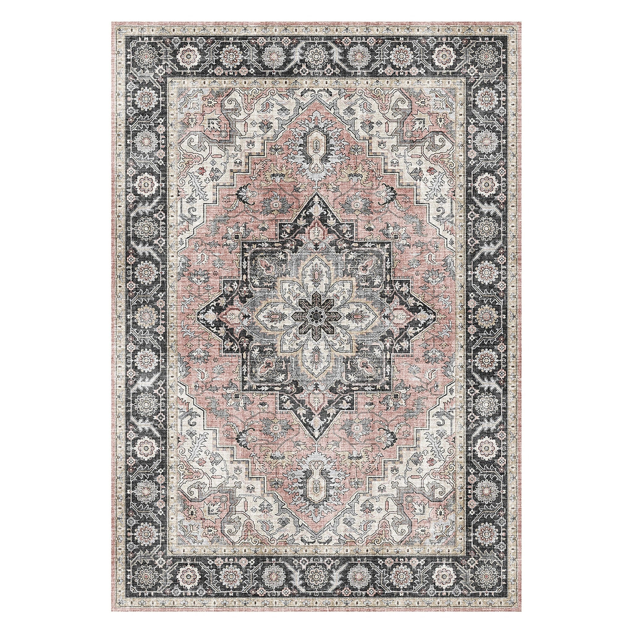 TEPPICH mit englischer Nahtverarbeitung grau - Grau, Textil (120/160cm) - AFK Living