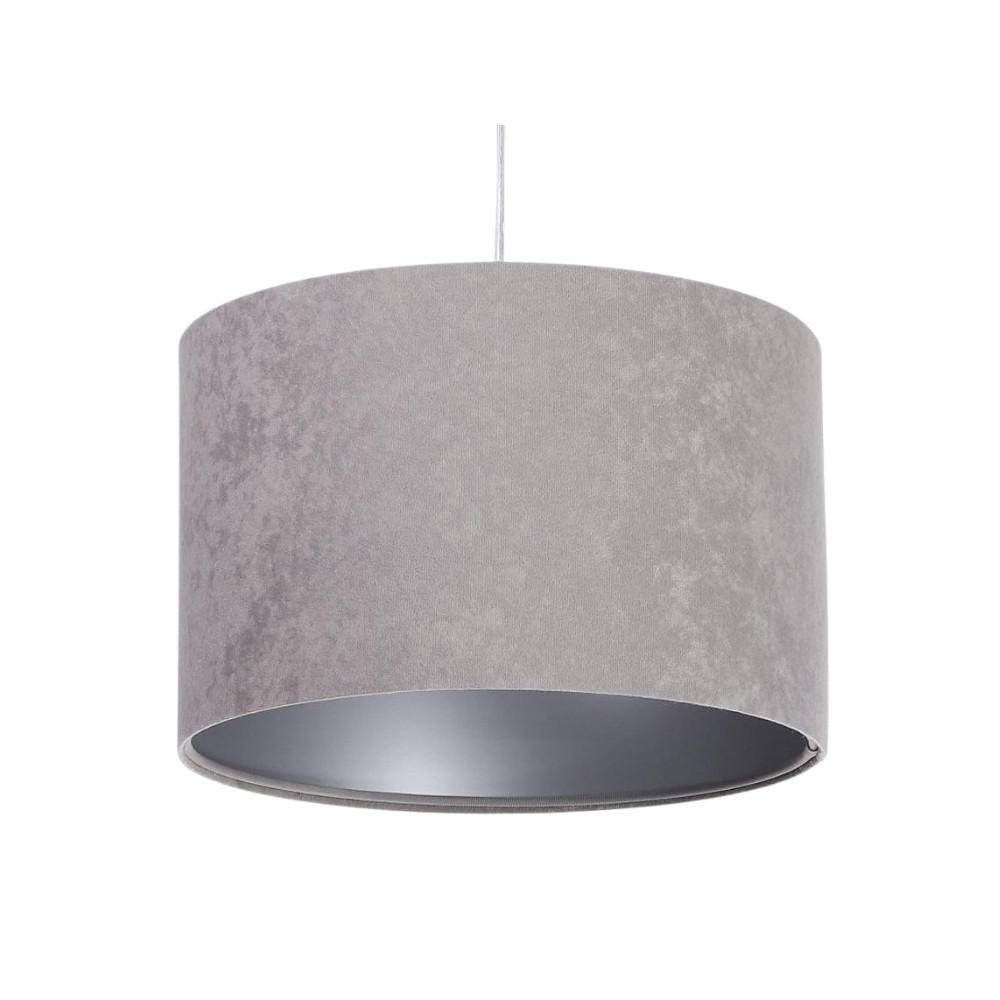 HÄNGELEUCHTE Grau 30/20 cm - Silberfarben/Grau, Kunststoff (30/0.45/20cm) - ONZENO
