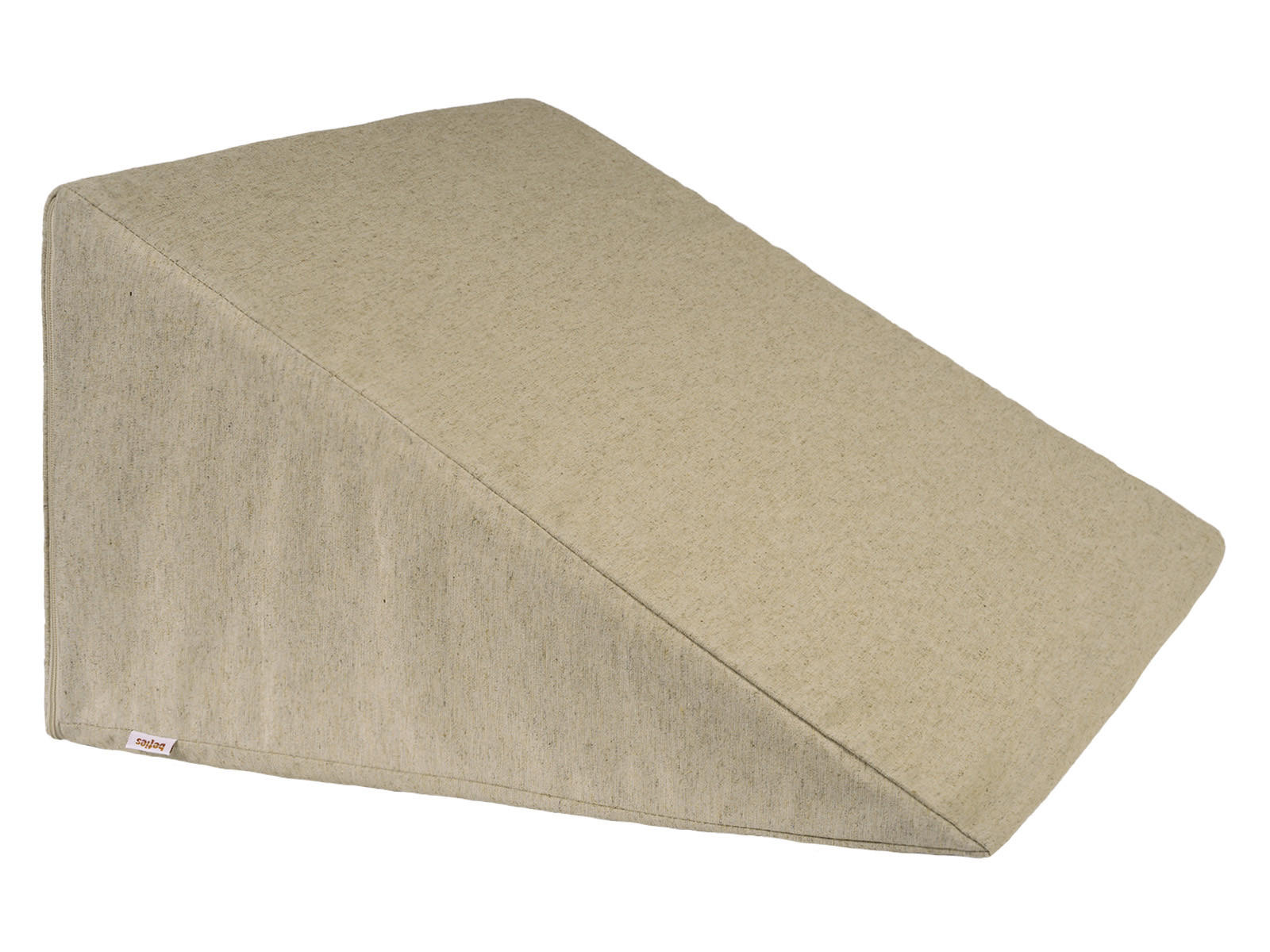 KEILKISSENHÜLLE Wunschton melange-beige 62/49/30 cm - Beige, Textil (49/62cm) - beties Heimtextil