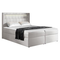 BOXBETT Aspen - Weiß, Holz/Textil (180/200cm) - MIRJAN24
