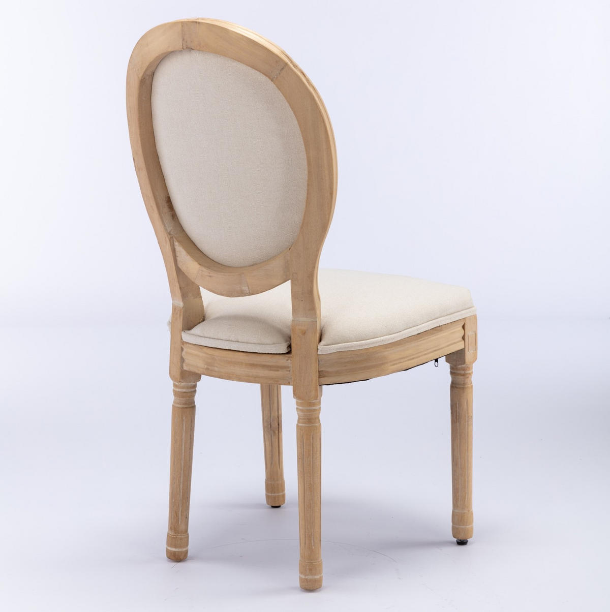 ESSZIMMERSTUHL im französischen Stil 2er-Set Massivholz Beige - Beige, Holz (49/95/59.5cm) - Meubliv