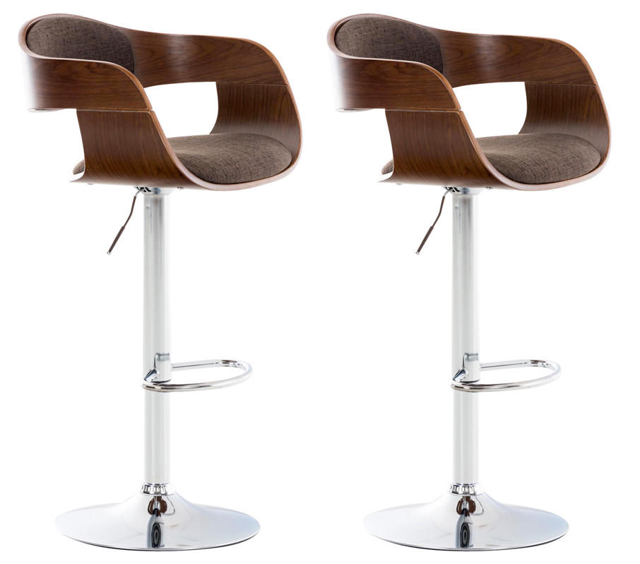 Deluke Barhocker Braun 50x88x48 cm