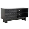 TV-SCHRANK, Schwarz - Schwarz, Holz (40/58/120cm) - Oviala