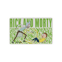 BRETTCHEN Rick and Morty Swirl Grün 14,5 x 23,5 cm - Weiß, Kunststoff (14.5/23.5cm) - United Labels