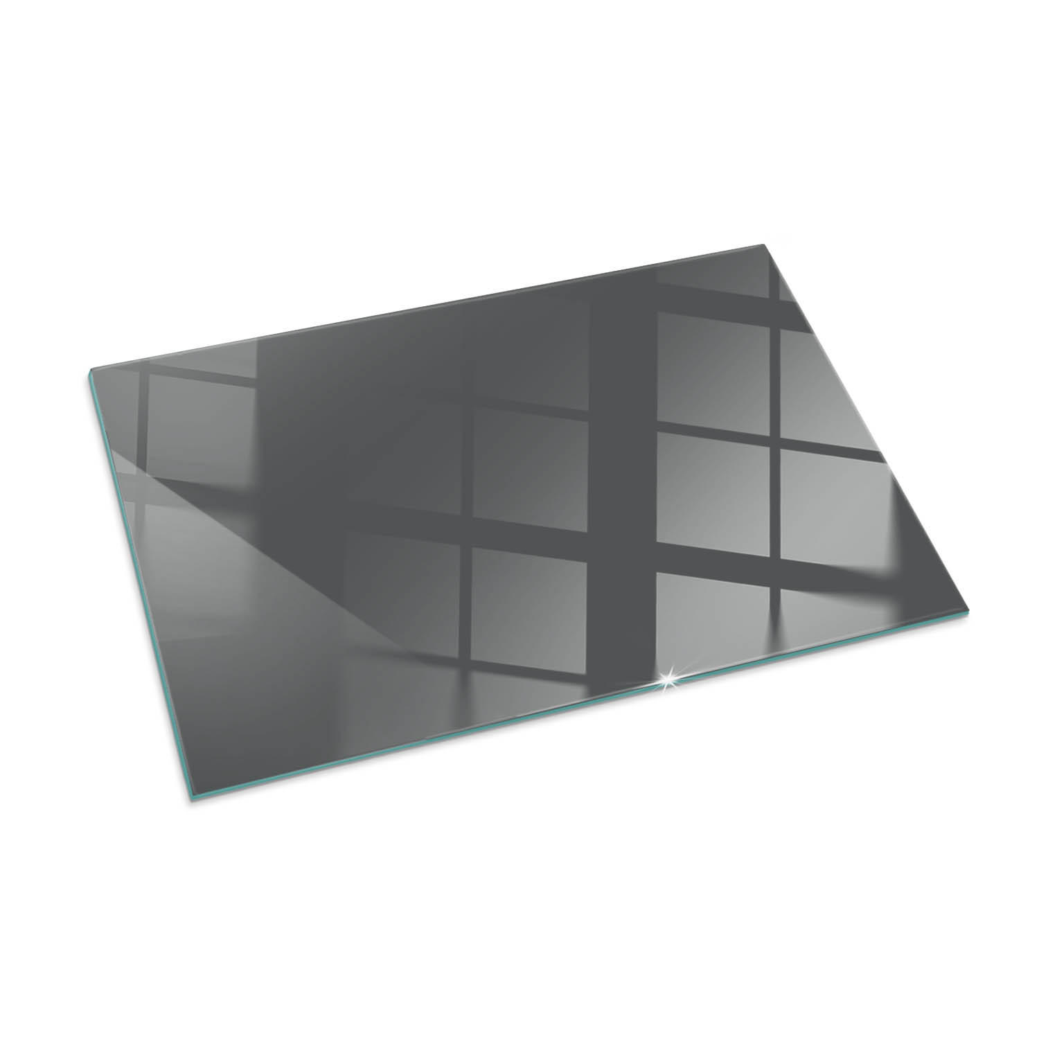 ArtPrintCave Glasplatte Grau 100x70x0.4 cm