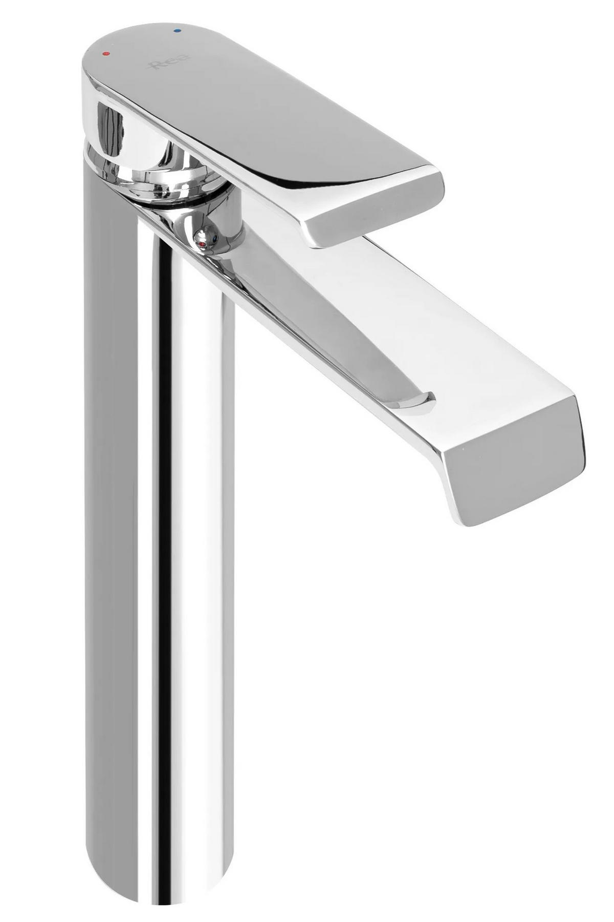 WASCHBECKENARMATUR Rea Hass Chrom High - Chromfarben, Metall (4.2/28/15.5cm) - REA