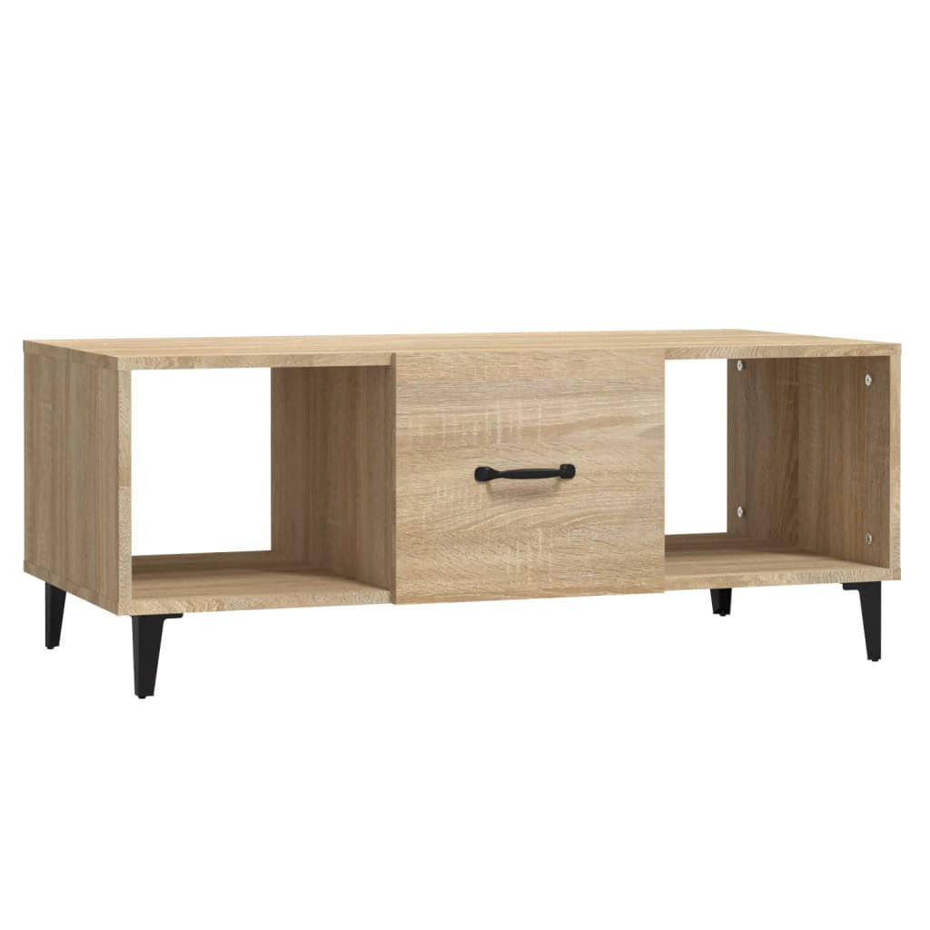 COUCHTISCH Sonoma-Eiche 102x50x40 cm Holzwerkstoff - Braun, Holzwerkstoff (102/50/40cm) - furnicato