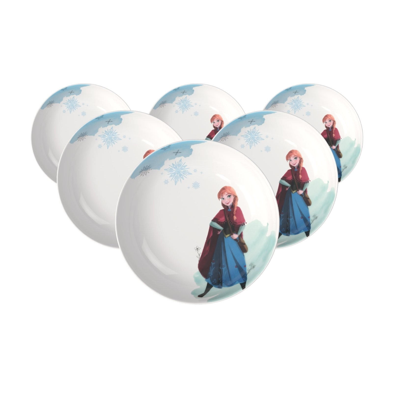 SUPPENTELLER Disney Frozen bunt ø 18,7 cm 6er Set - Multicolor, Keramik (18.7/4.5/18.7cm) - Villeroy & Boch