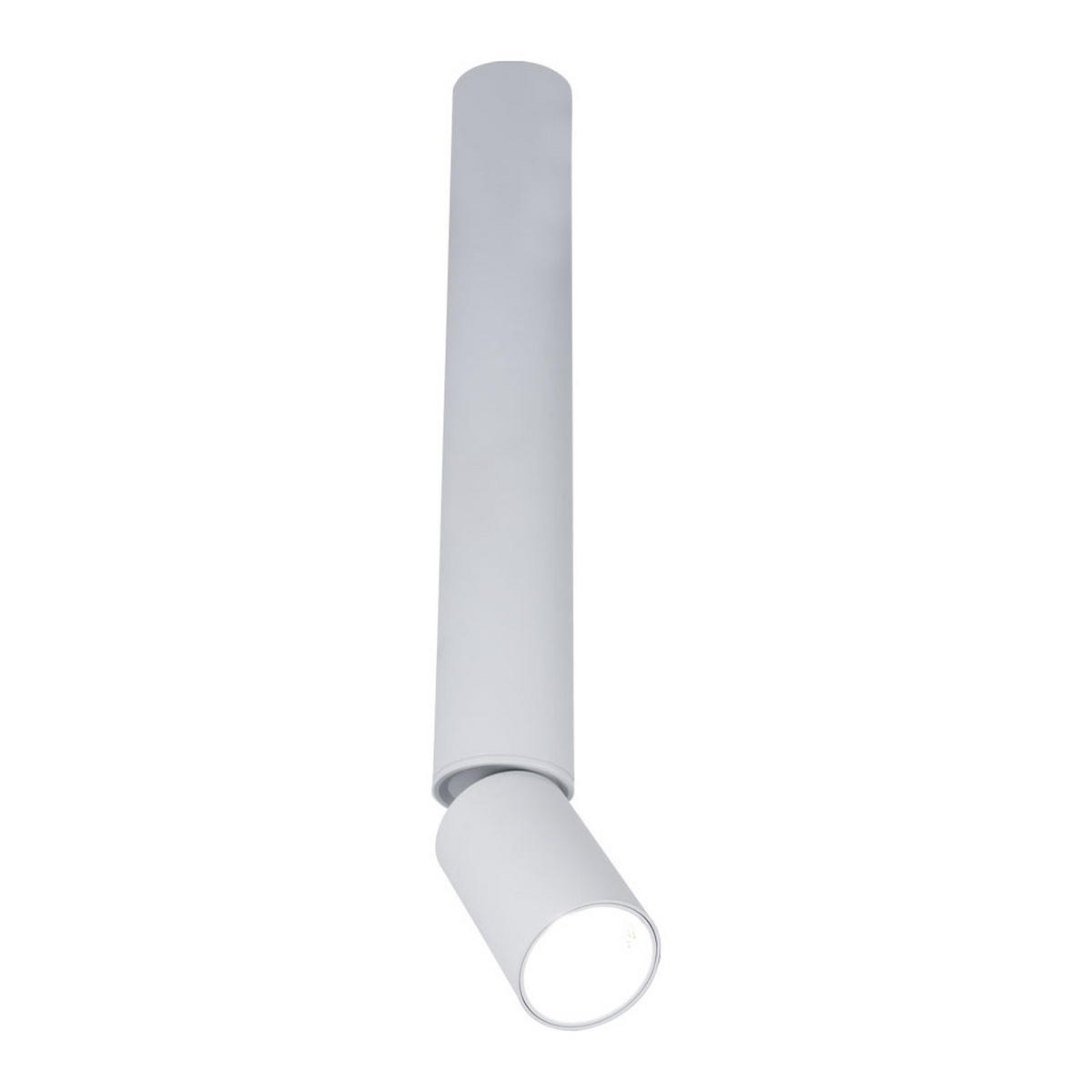 LED DECKENLEUCHTE Aluminium Weiß beweglicher Spot 2er Set - Weiß, Metall (4.5/4.5/38cm) - Globo Lighting