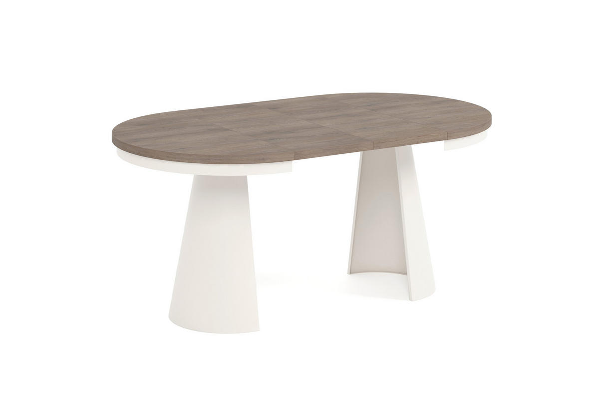ESSTISCH CALMA Bis - Kaschmir/Beige, Holzwerkstoff/Metall (100/100/76cm) - Meblini